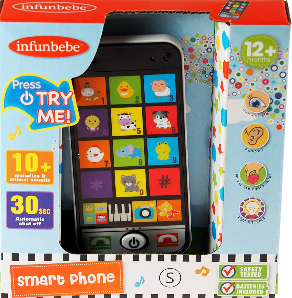 Baby's Pretend Smart Phone Sensory Toy with Sound Effects - Baby&More