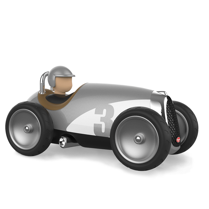 Baghera Racing Car Silver Toy Car - Baby&More