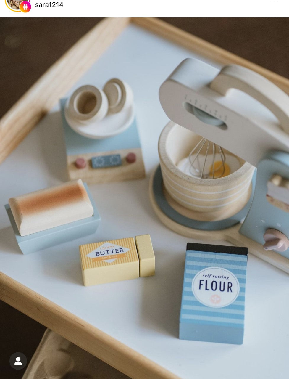 Wooden Home Baking Playset