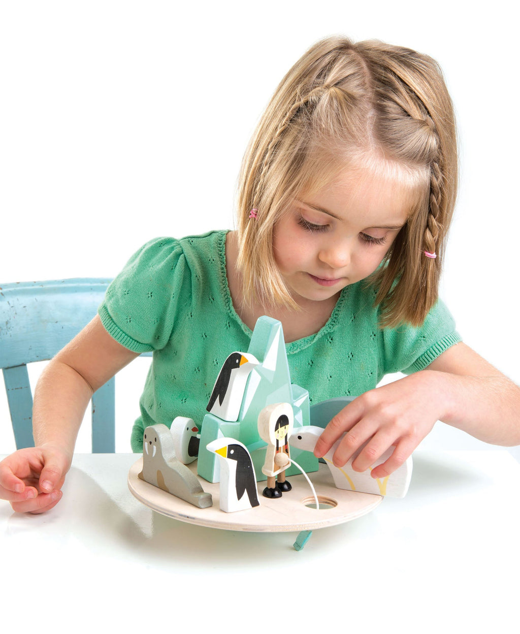 Threadbear Designs Balancing Polar Toy & Snowy Activity Book Bundle
