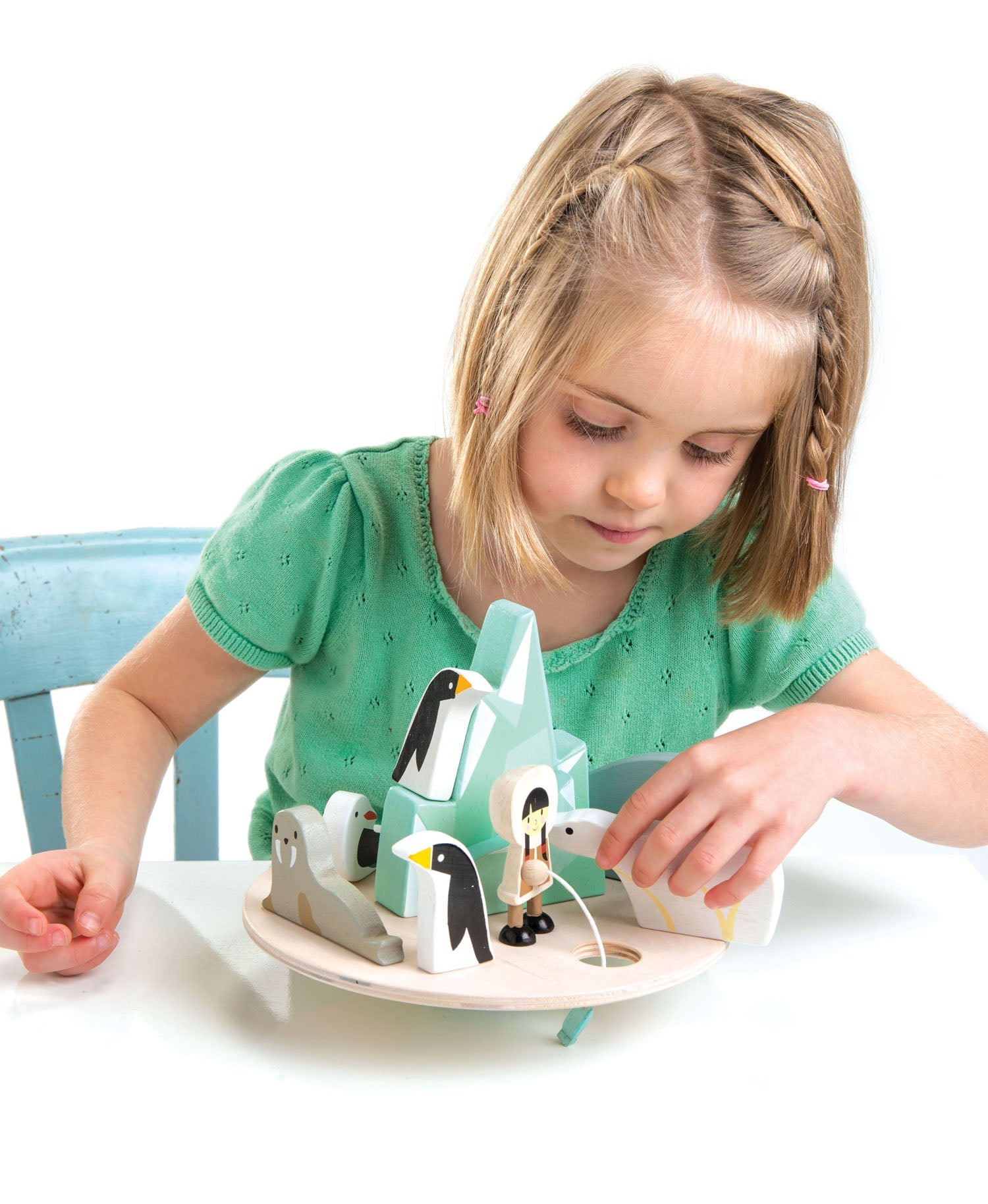 Threadbear Designs Balancing Polar Toy & Snowy Activity Book Bundle