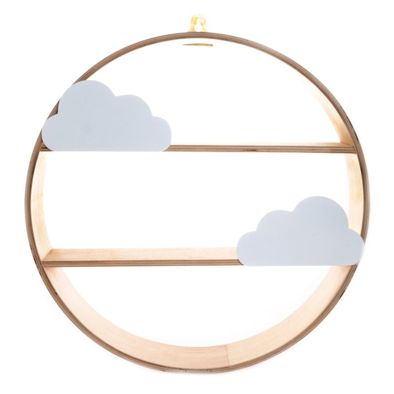 Bambino Circular Shelves with Clouds - 45cm - Baby&More