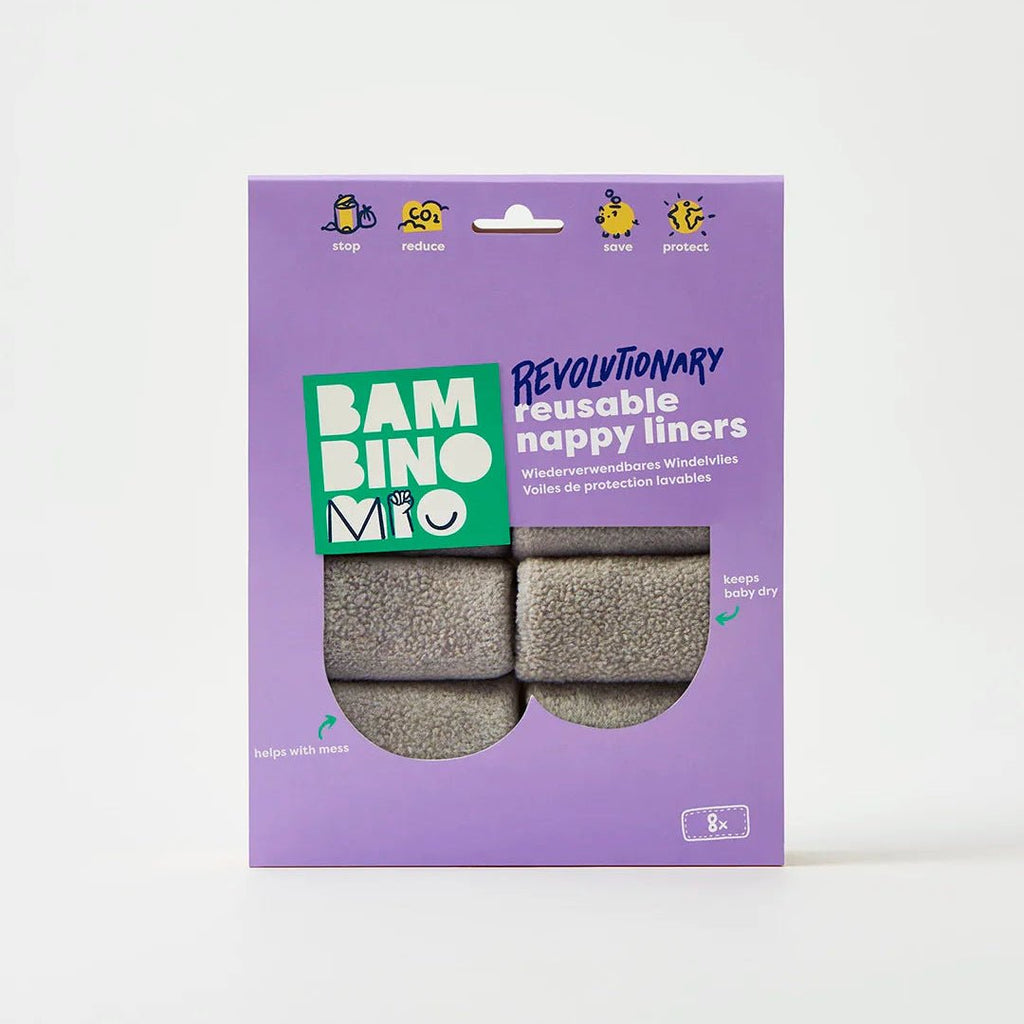 Bambino Mio - Reusable Nappy Liners for Revolutionary Nappy - 8 Pack - Baby&More