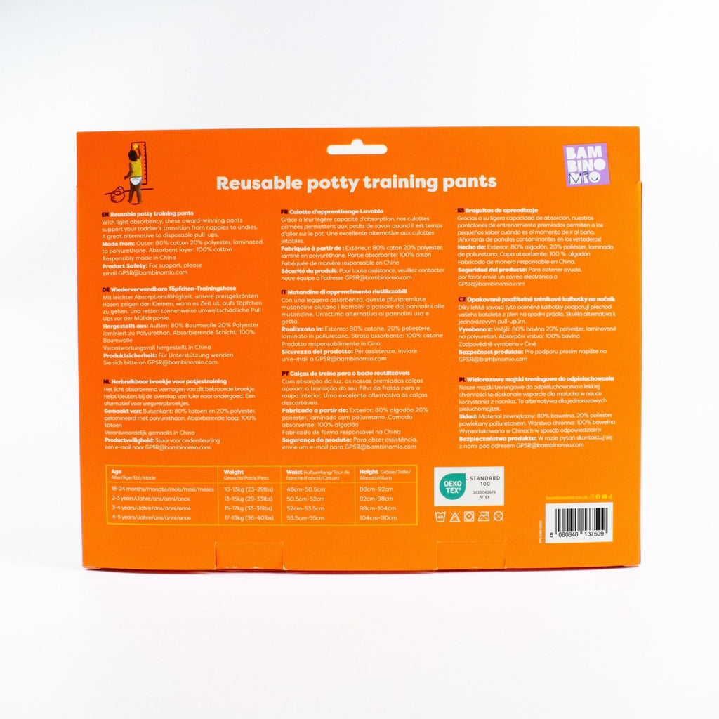 Bambino Mio Reusable Potty Training Pants - 5 Pack - Wild Life - Elite Design - Baby&More
