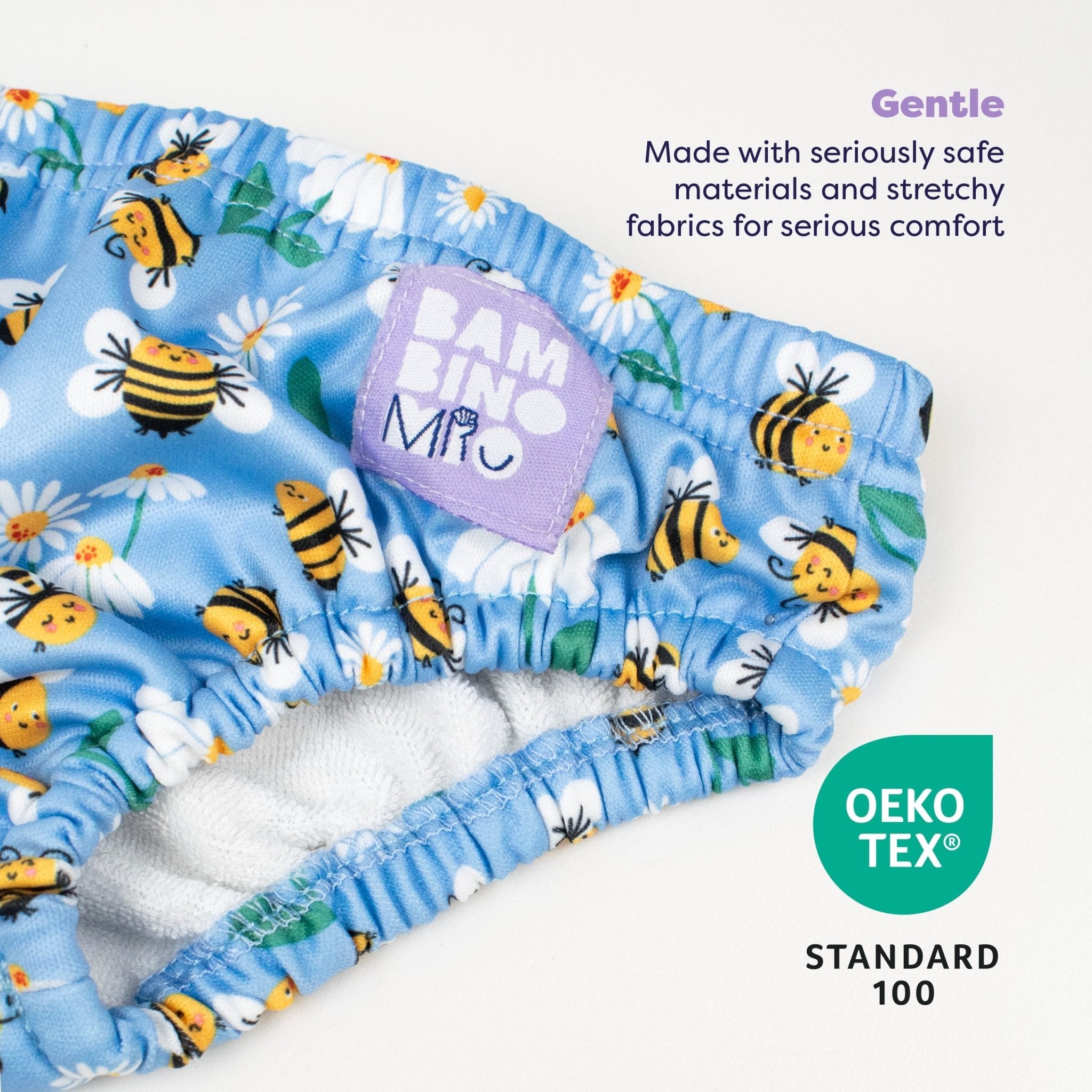 Bambino Mio Reusable Swim Nappy - Busy Bees - Baby&More
