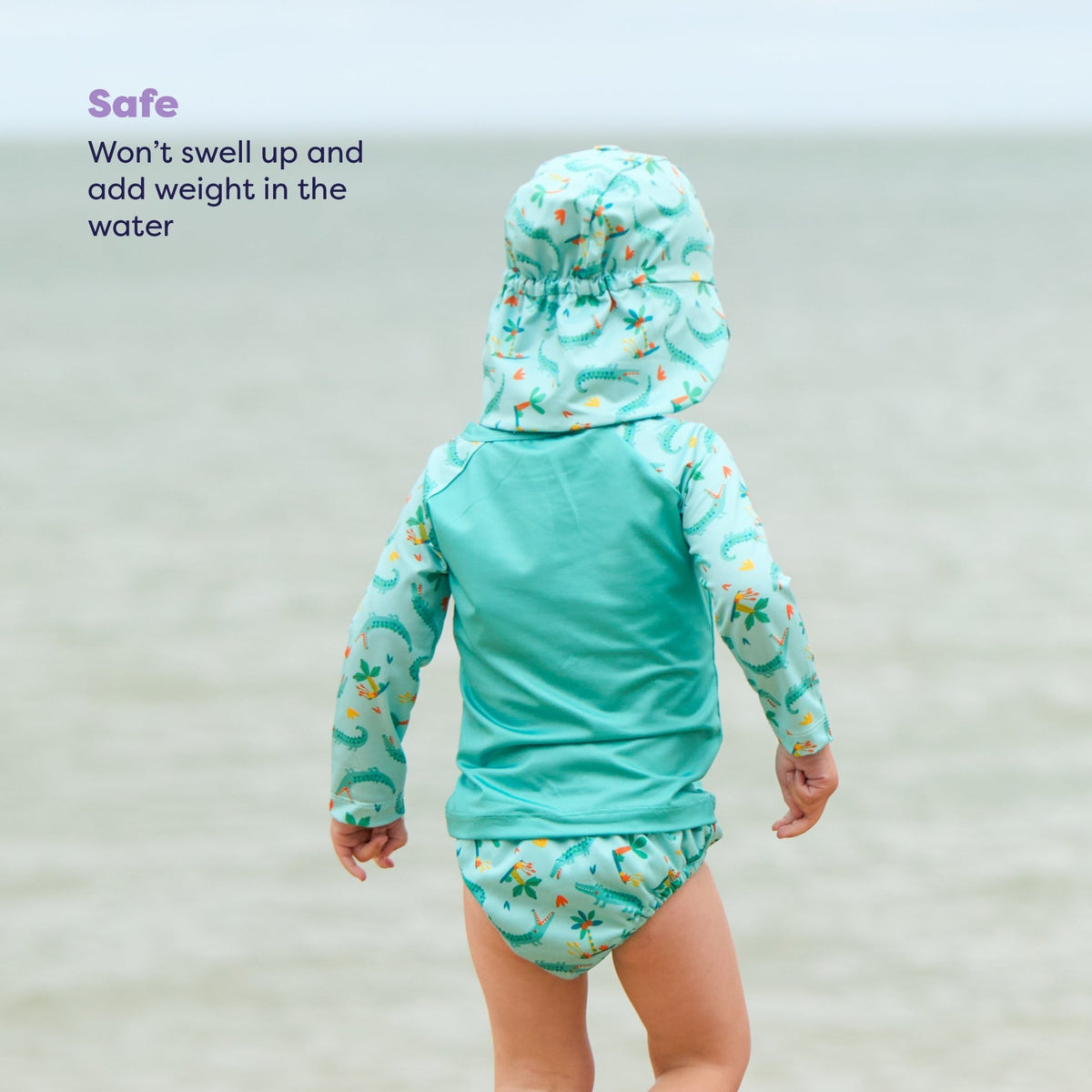 Bambino Mio Reusable Swim Nappy - Crafty Croc - Baby&More