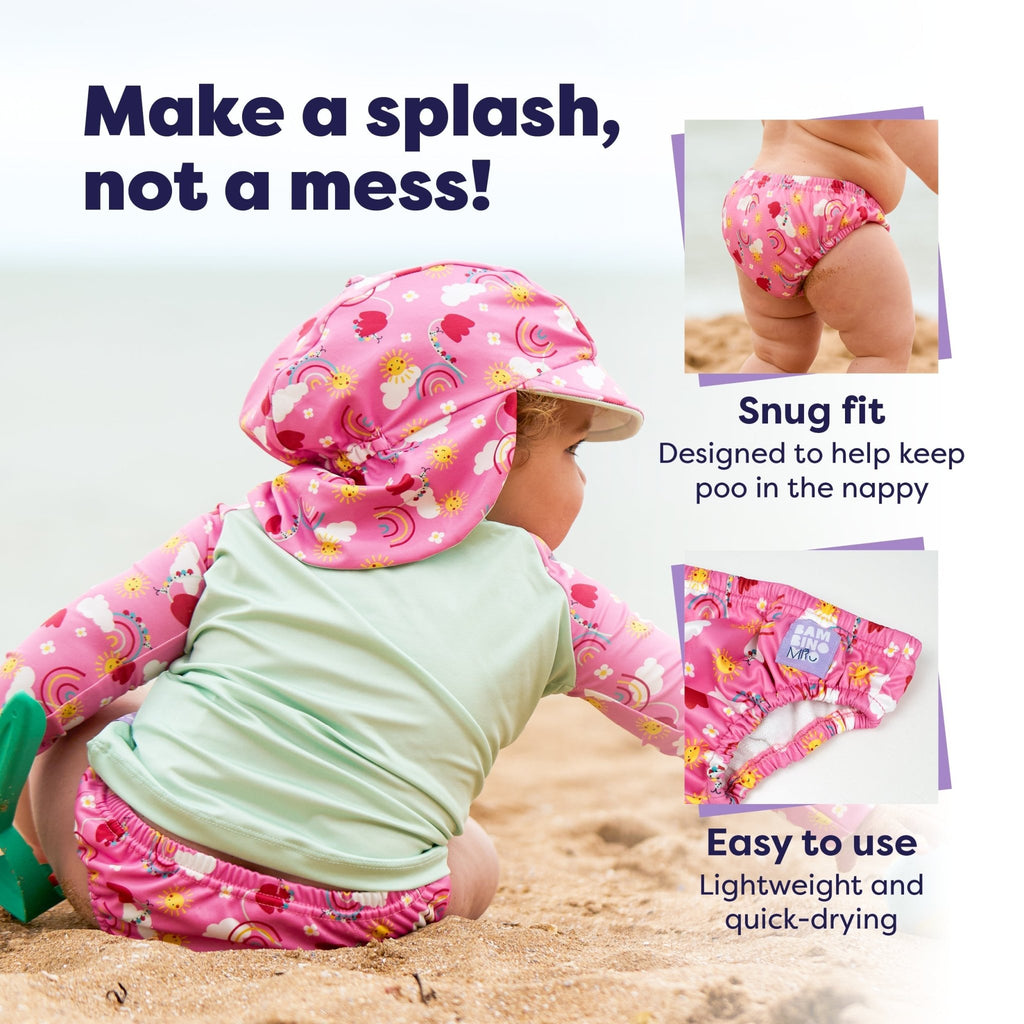 Bambino Mio Reusable Swim Nappy - Happy Days - Baby&More