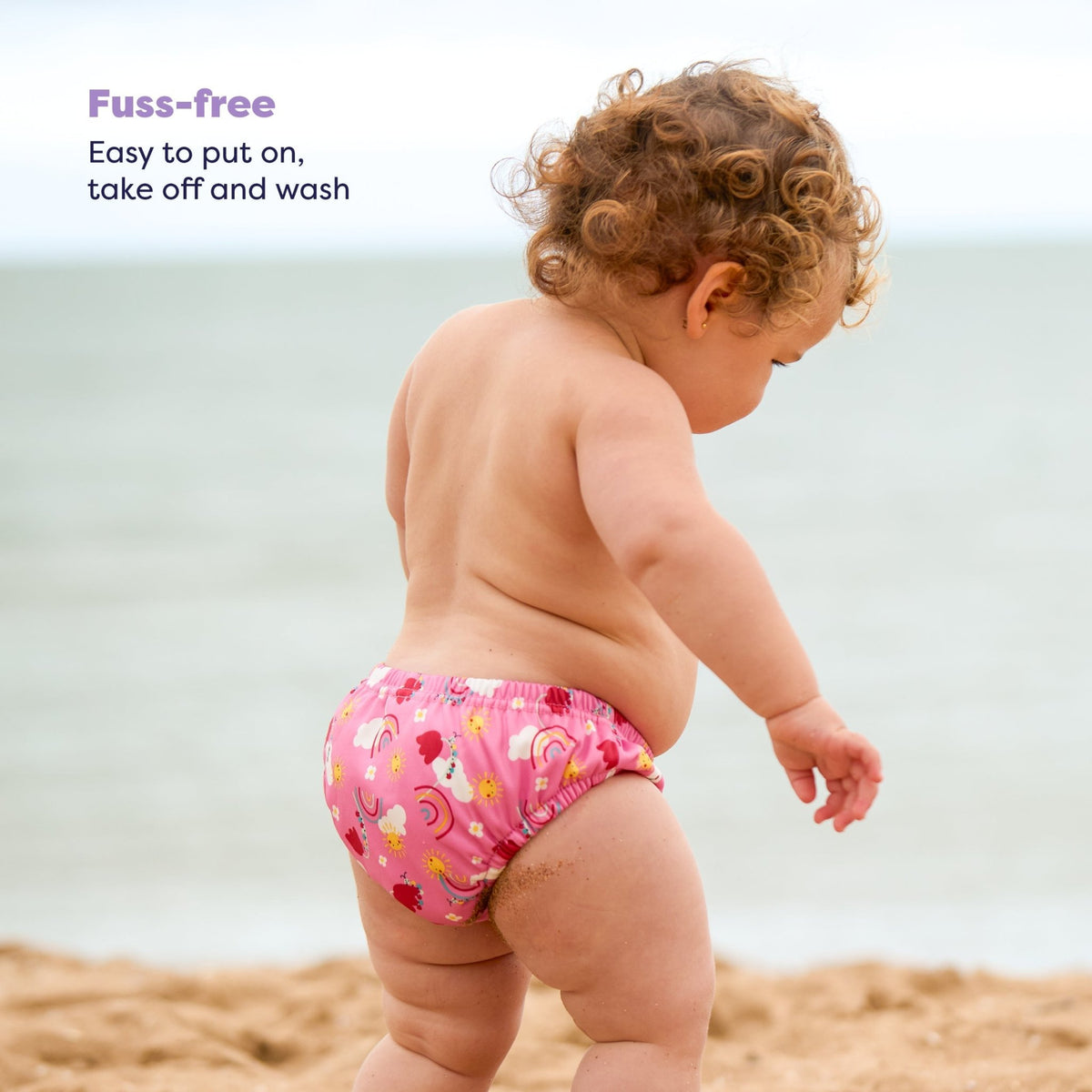 Bambino Mio Reusable Swim Nappy - Happy Days - Baby&More