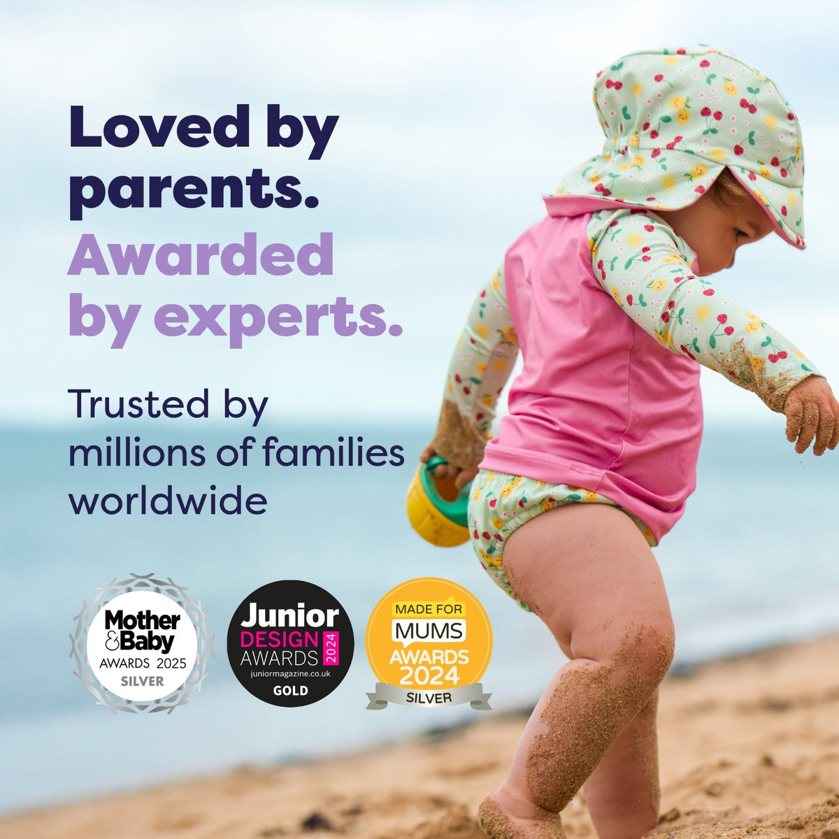 Bambino Mio Reusable Swim Nappy - Juicy Fruit - Baby&More