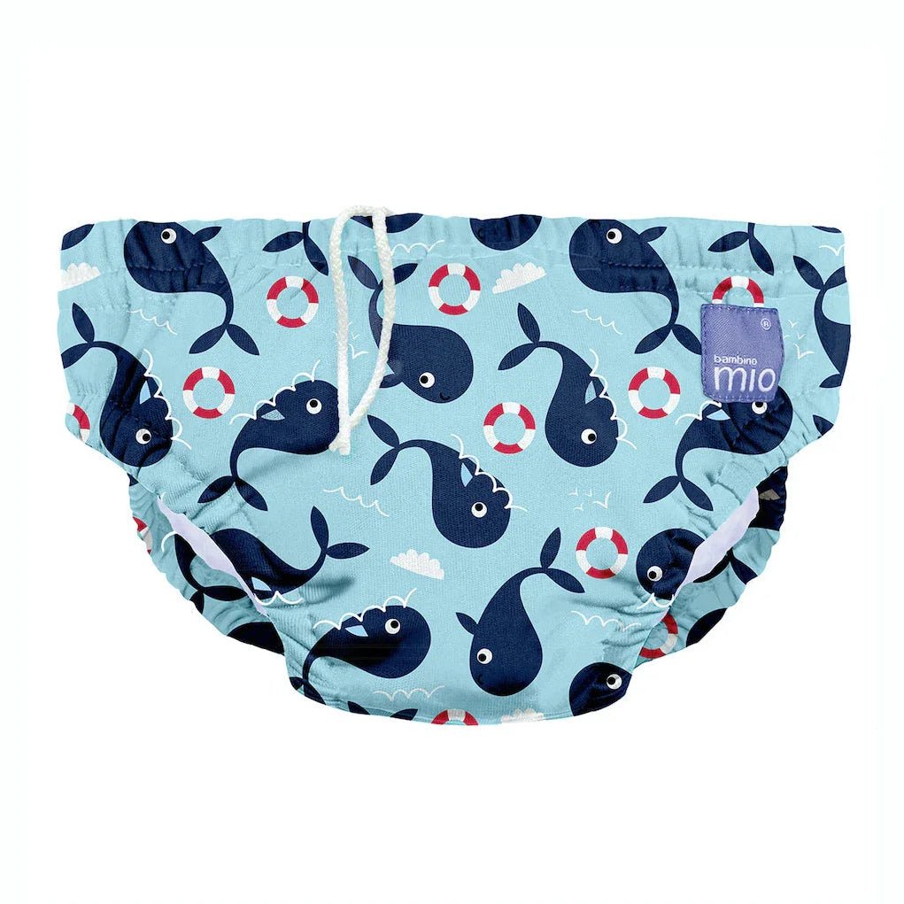 Bambino Mio Reusable Swim Nappy - Whale Wharf - Baby&More