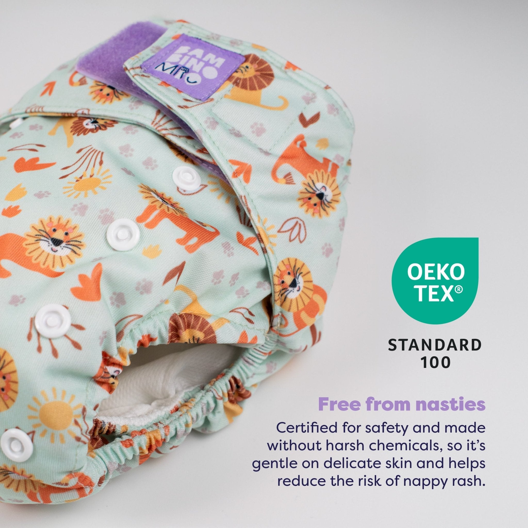 Bambino Mio Revolutionary Reusable Nappy - Cool Cats - Baby&More
