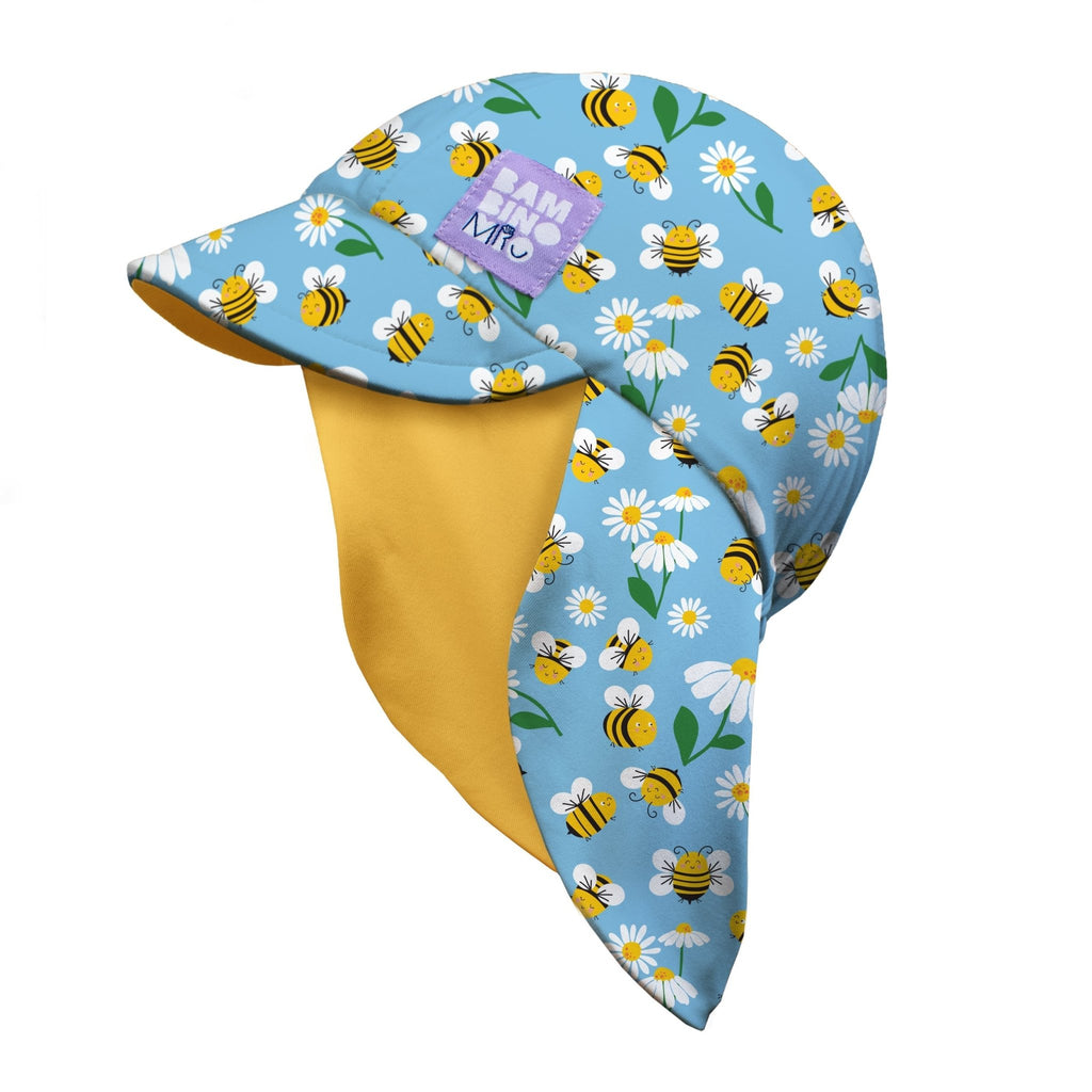 Bambino Mio UPF 40+ Reversible Swim Hat for Babies and Toddlers - Busy Bees - Baby&More