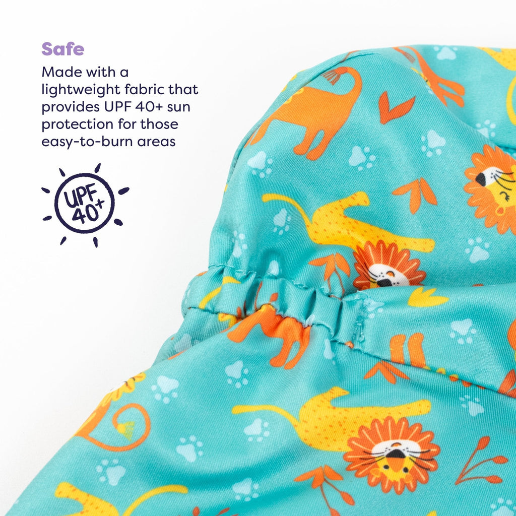 Bambino Mio UPF 40+ Reversible Swim Hat for Babies and Toddlers - Cool Cats - Baby&More