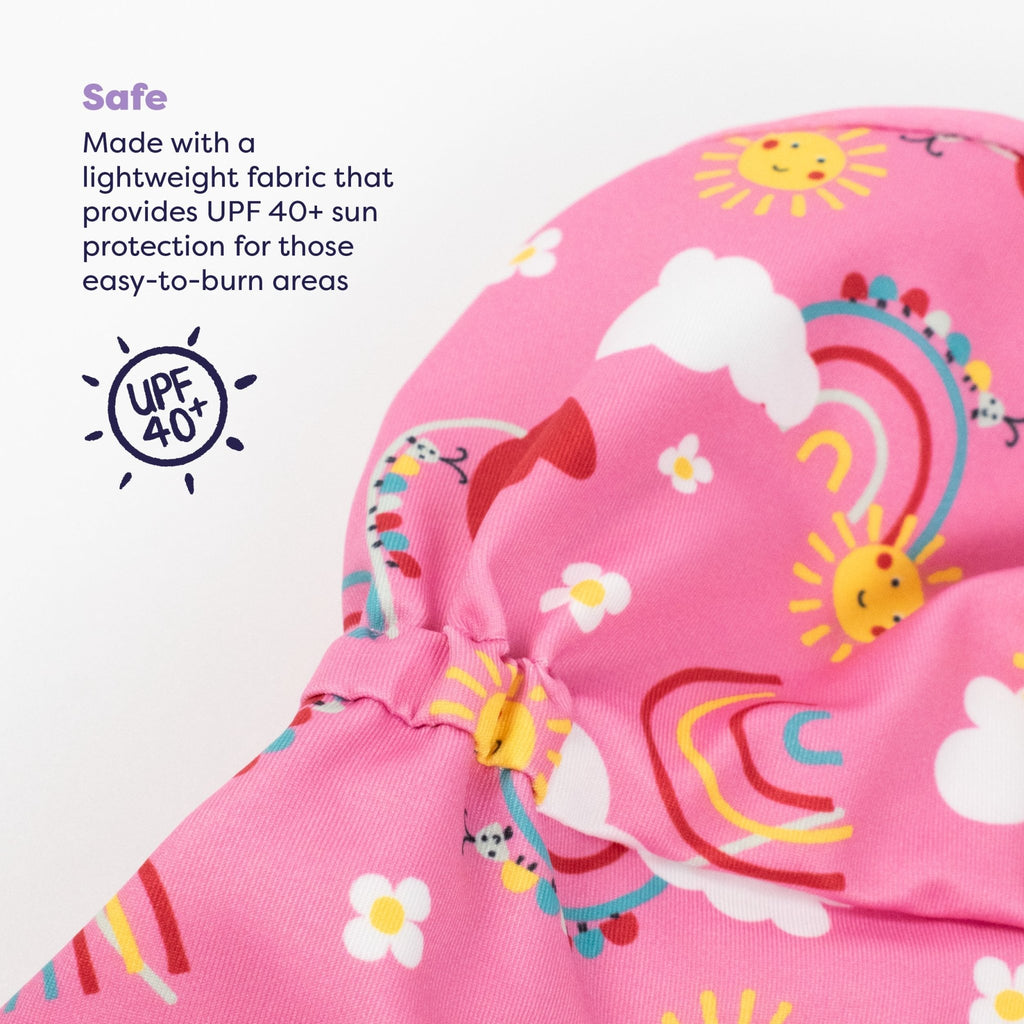 Bambino Mio UPF 40+ Reversible Swim Hat for Babies and Toddlers - Happy Days - Baby&More