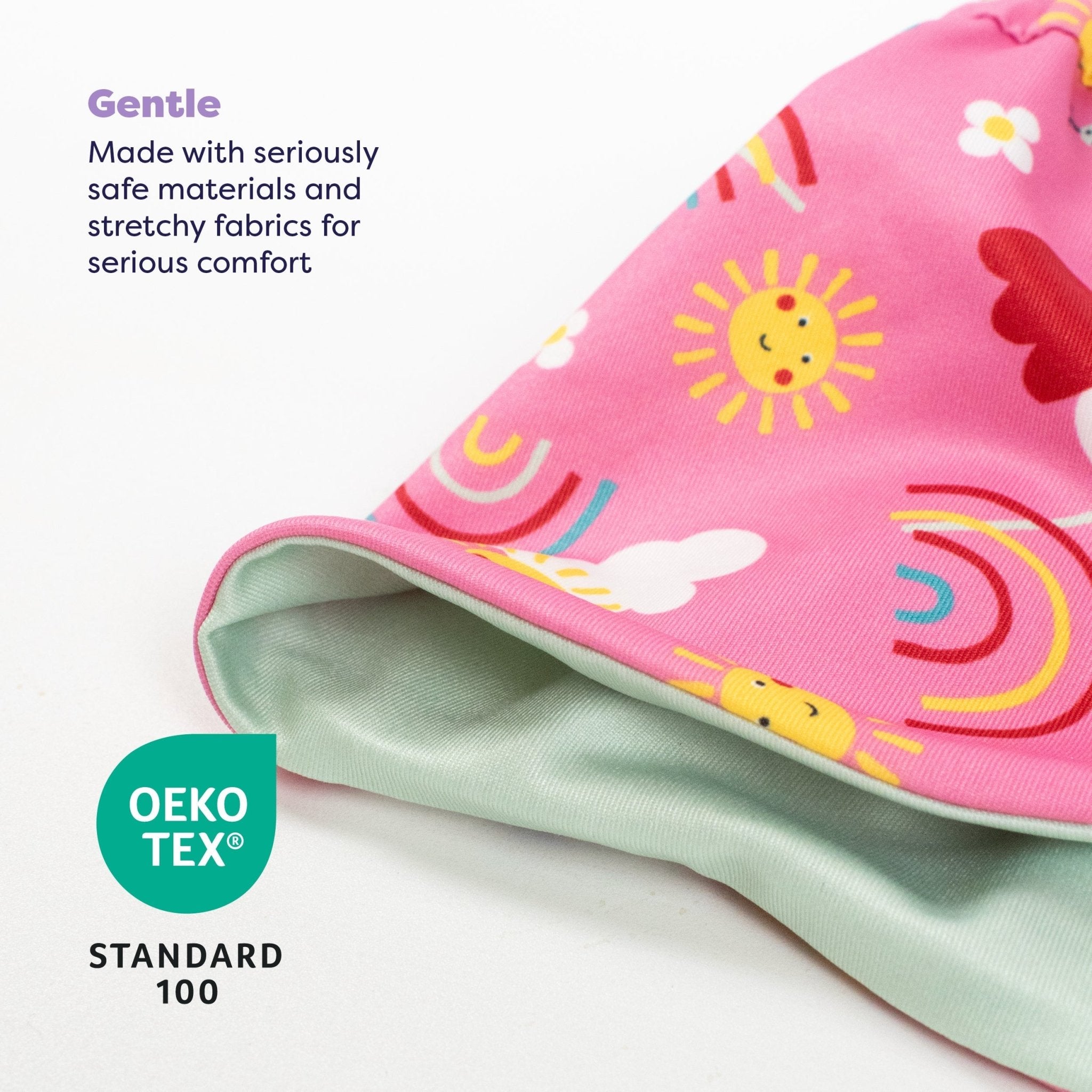 Bambino Mio UPF 40+ Reversible Swim Hat for Babies and Toddlers - Happy Days - Baby&More