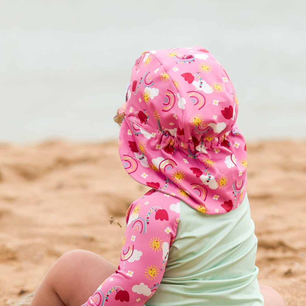 Bambino Mio UPF 40+ Reversible Swim Hat for Babies and Toddlers - Happy Days - Baby&More
