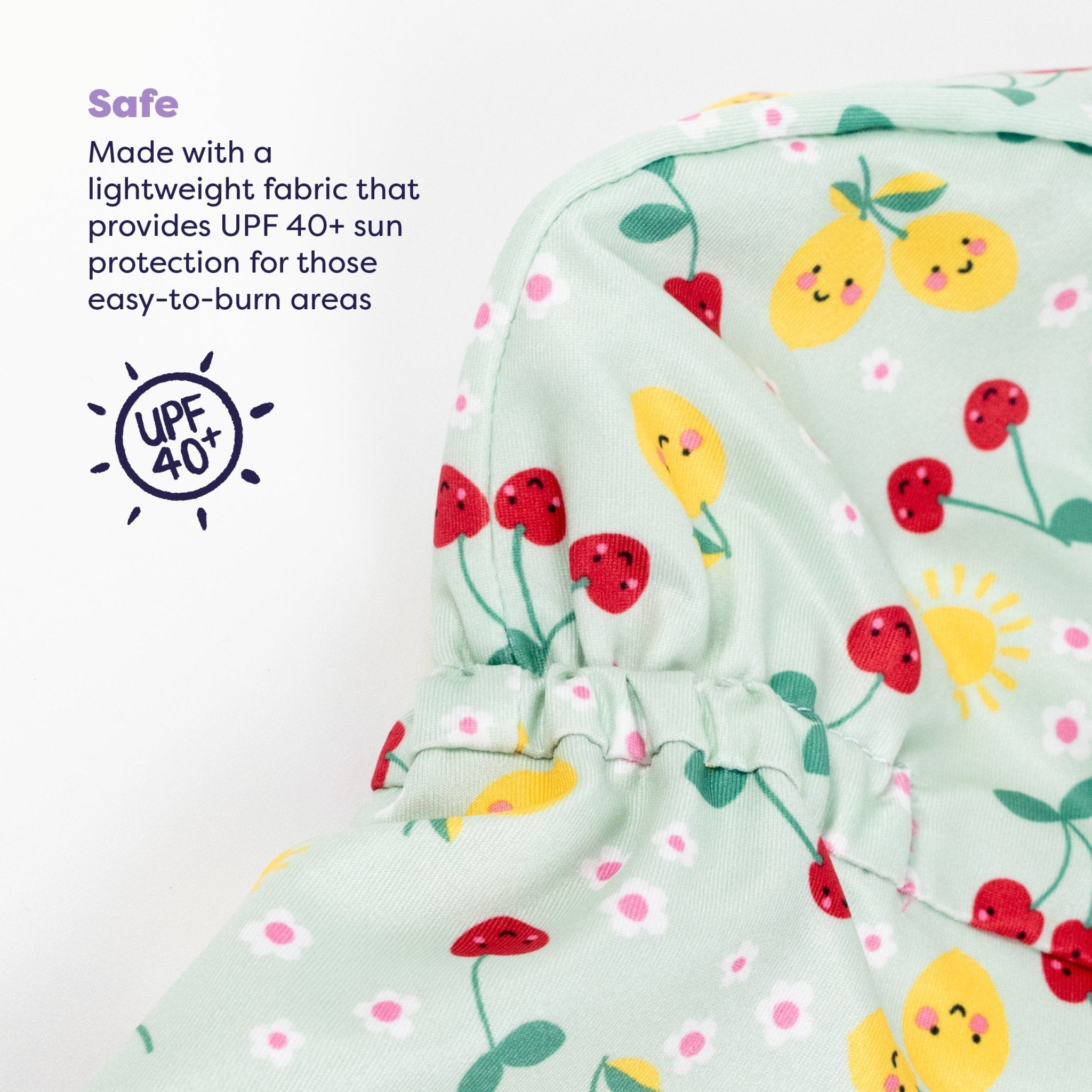 Bambino Mio UPF 40+ Reversible Swim Hat for Babies and Toddlers - Juicy Fruit - Baby&More