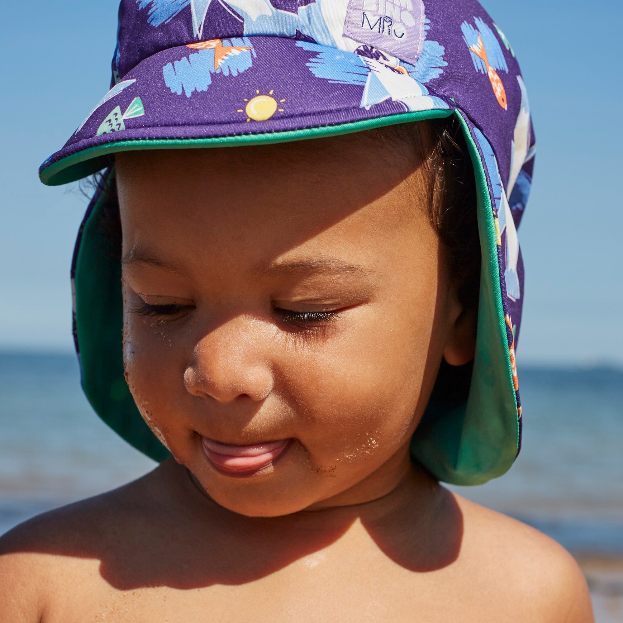 Bambino Mio UPF 40+ Reversible Swim Hat for Babies - Nice - Baby&More