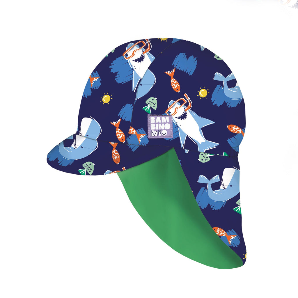 Bambino Mio UPF 40+ Reversible Swim Hat for Babies - Ocean Explorers - Baby&More