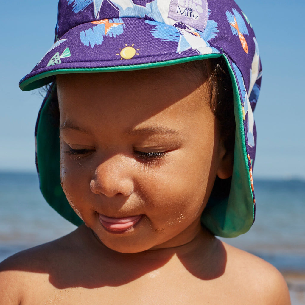 Bambino Mio UPF 40+ Reversible Swim Hat for Babies - Ocean Explorers - Baby&More