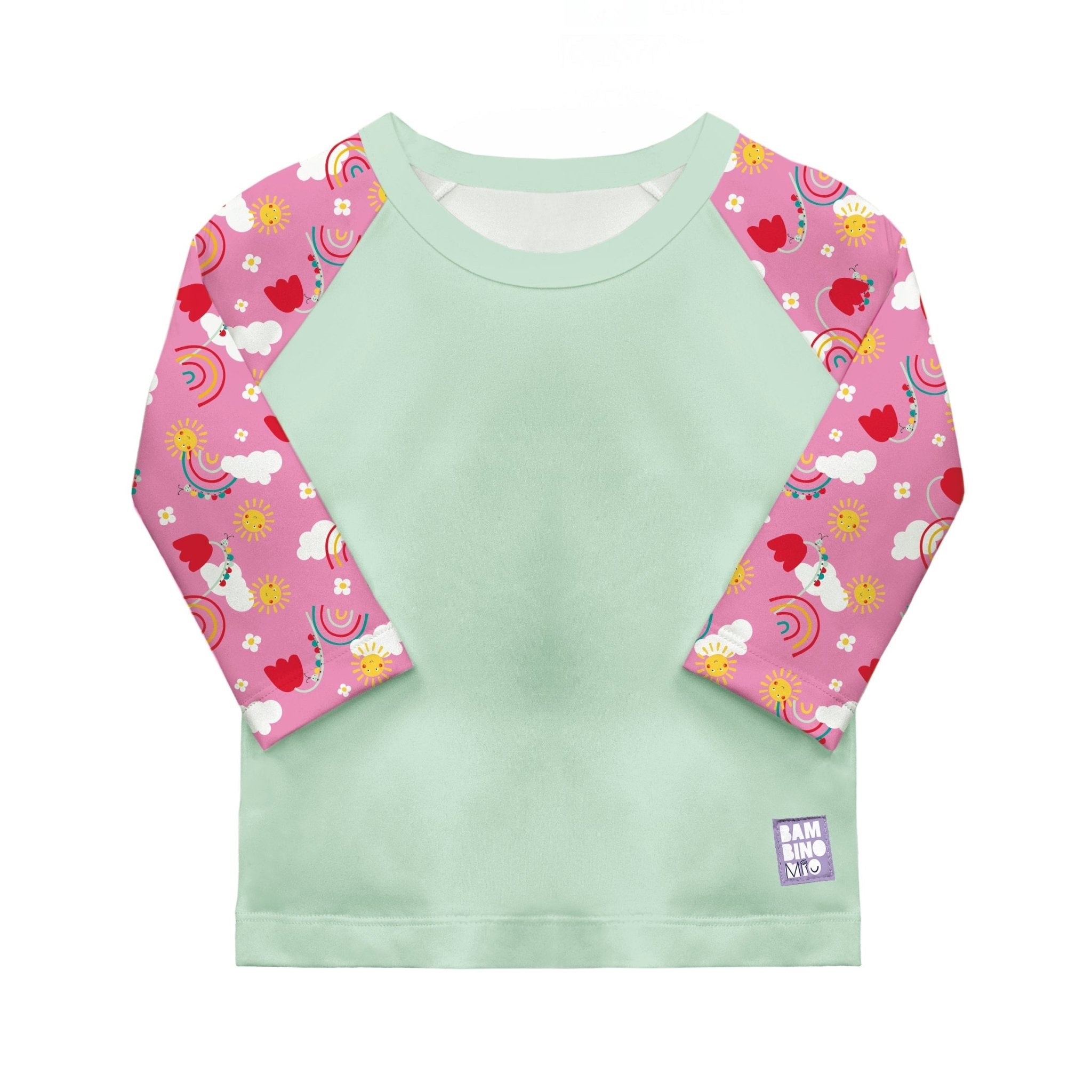 Bambino Mio UPF 40+ Soft and Gentle Protective Swim Rash Vest - Happy Days - Baby&More