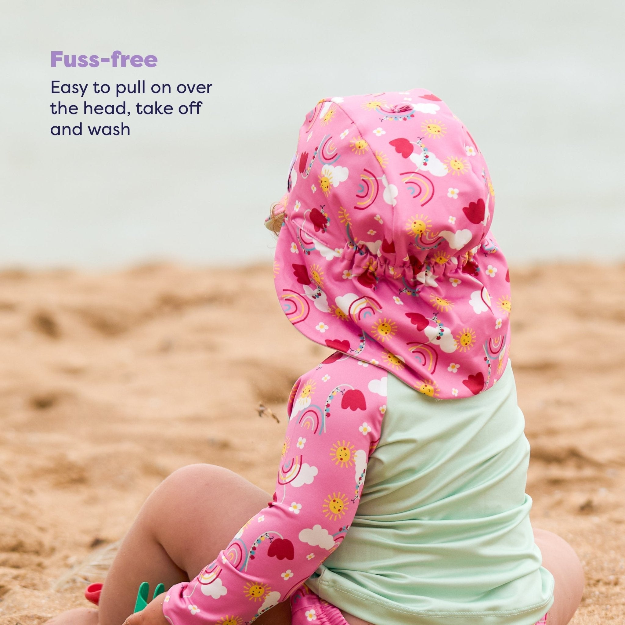 Bambino Mio UPF 40+ Soft and Gentle Protective Swim Rash Vest - Happy Days - Baby&More