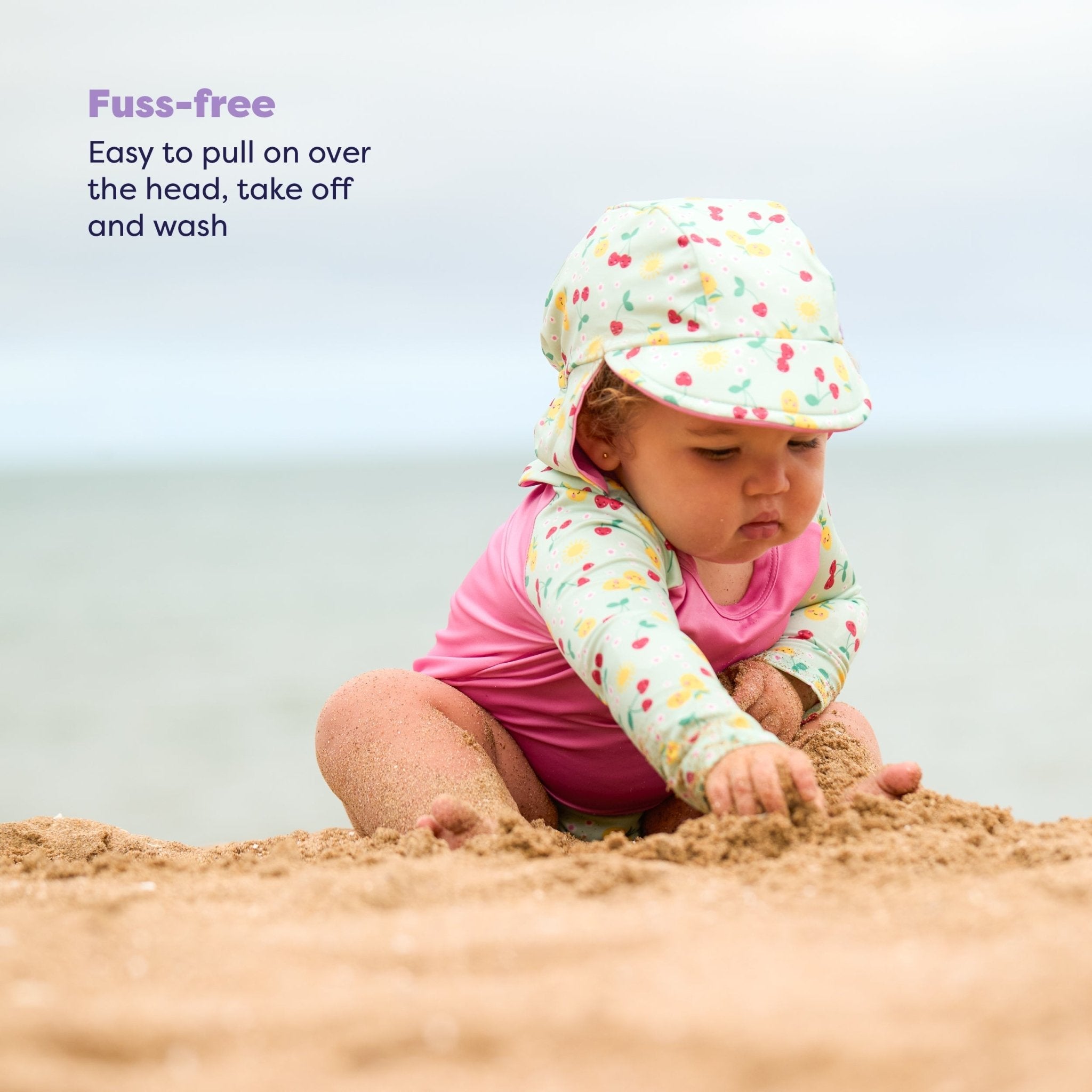 Bambino Mio UPF 40+ Soft and Gentle Protective Swim Rash Vest - Juicy Fruit - Baby&More