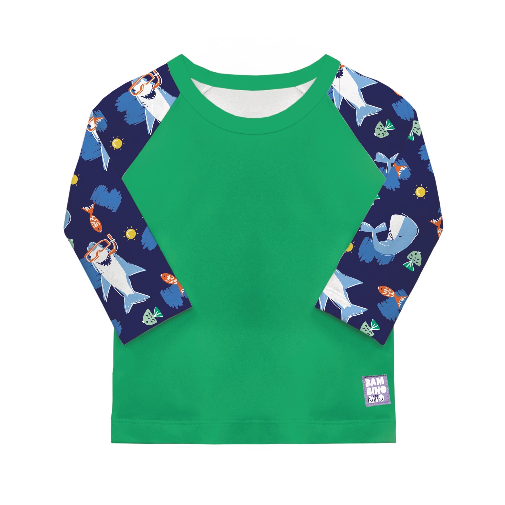 Bambino Mio UPF 40+ Soft and Gentle Protective Swim Rash Vest - Ocean Explorers - Baby&More