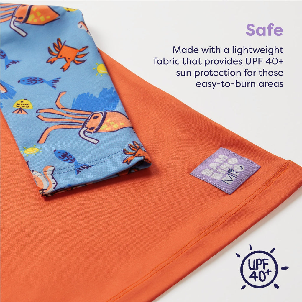 Bambino Mio UPF 40+ Soft and Gentle Protective Swim Rash Vest - Sand Squad - Baby&More