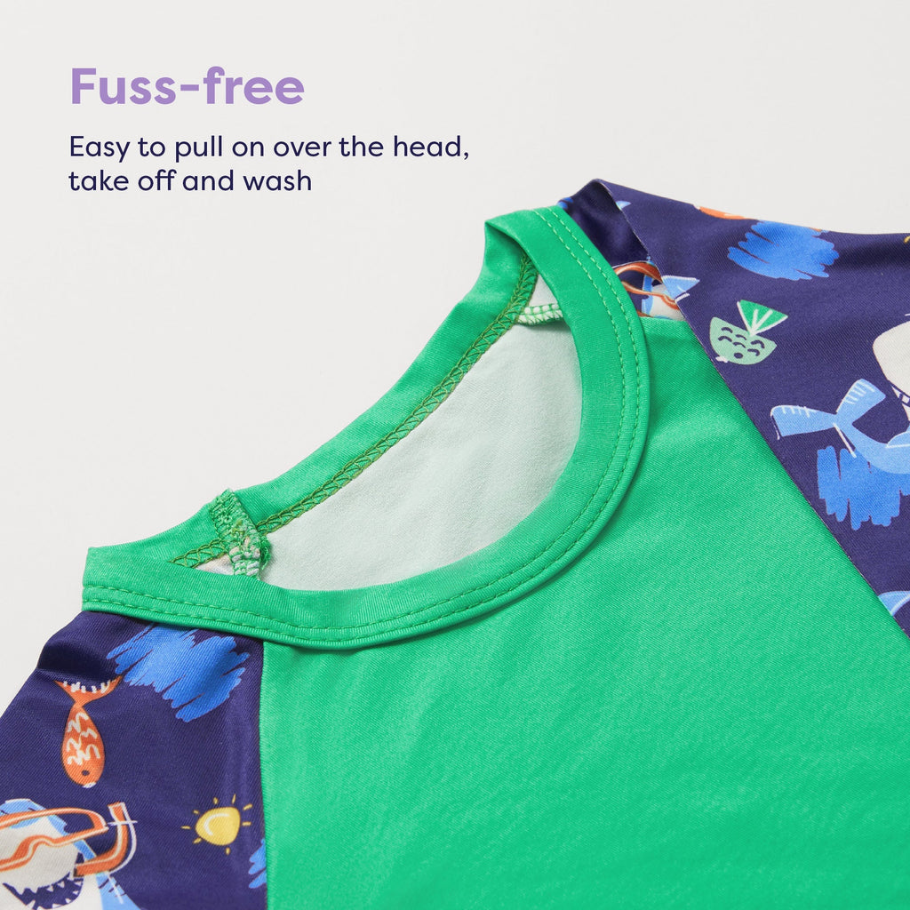 Bambino Mio UPF 40+ Soft and Gentle Protective Swim Rash Vest - Sand Squad - Baby&More