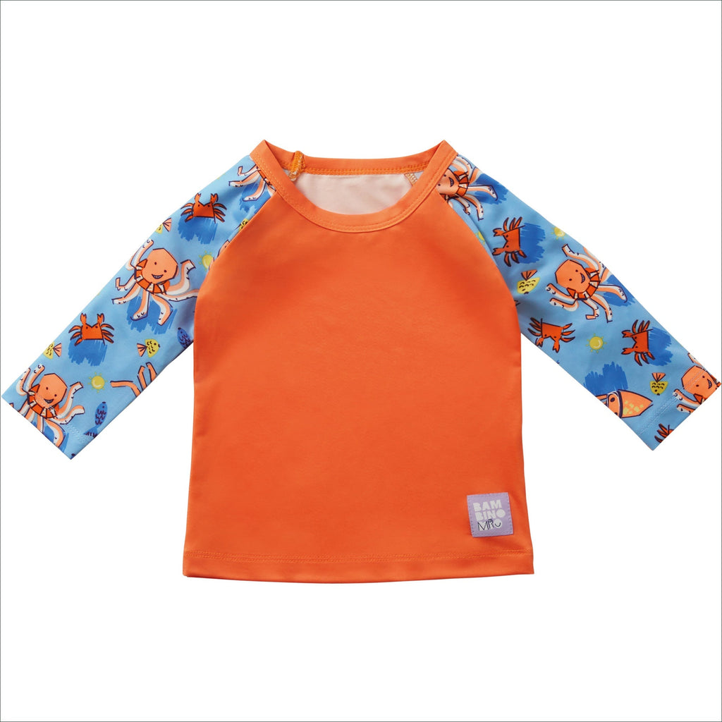 Bambino Mio UPF 40+ Soft and Gentle Protective Swim Rash Vest - Wave Patrol - Baby&More