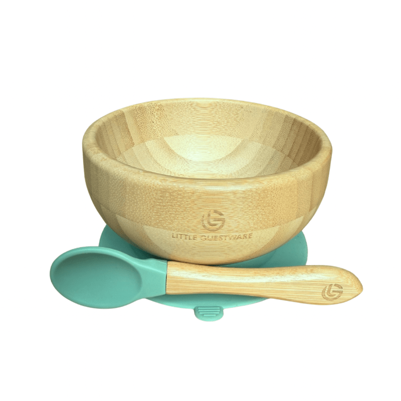 Bamboo Feeding Set - Plate, Bowl, Spoon & Fork Gift Set - Fox - Baby&More