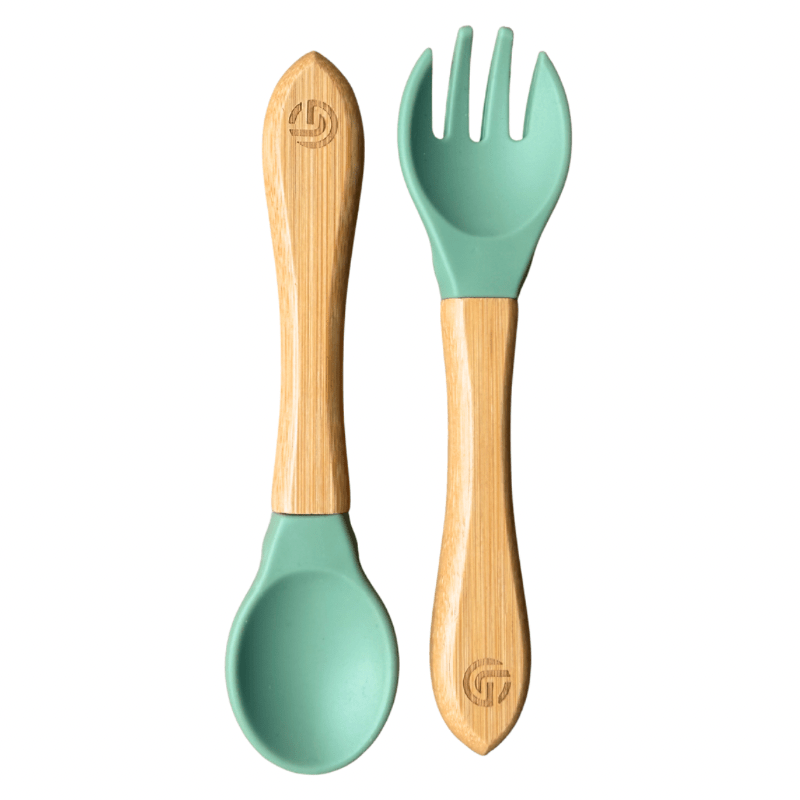 Bamboo Spoon & Fork Set - Baby&More