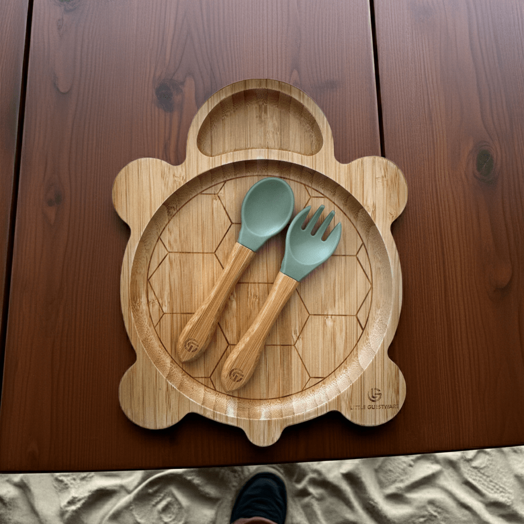 Bamboo Spoon & Fork Set - Baby&More