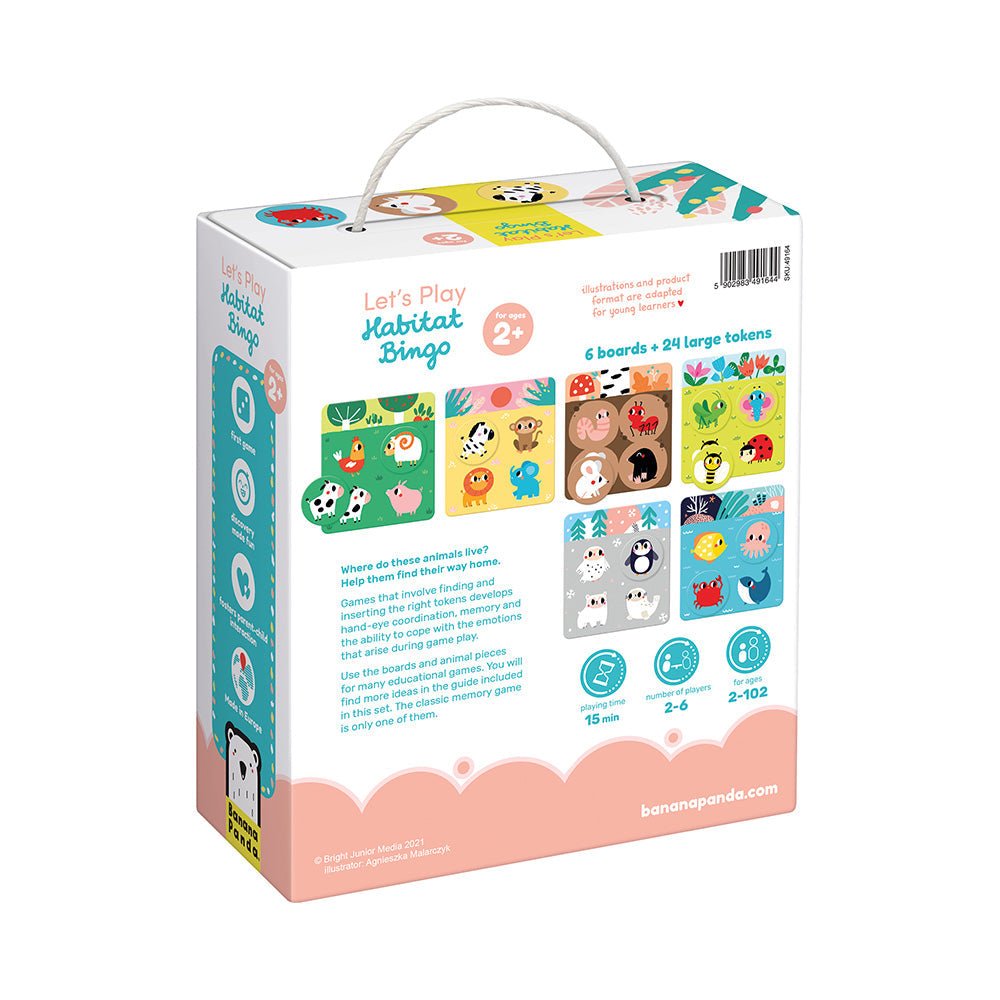 Banana Panda Habitat Bingo Game - Baby&More
