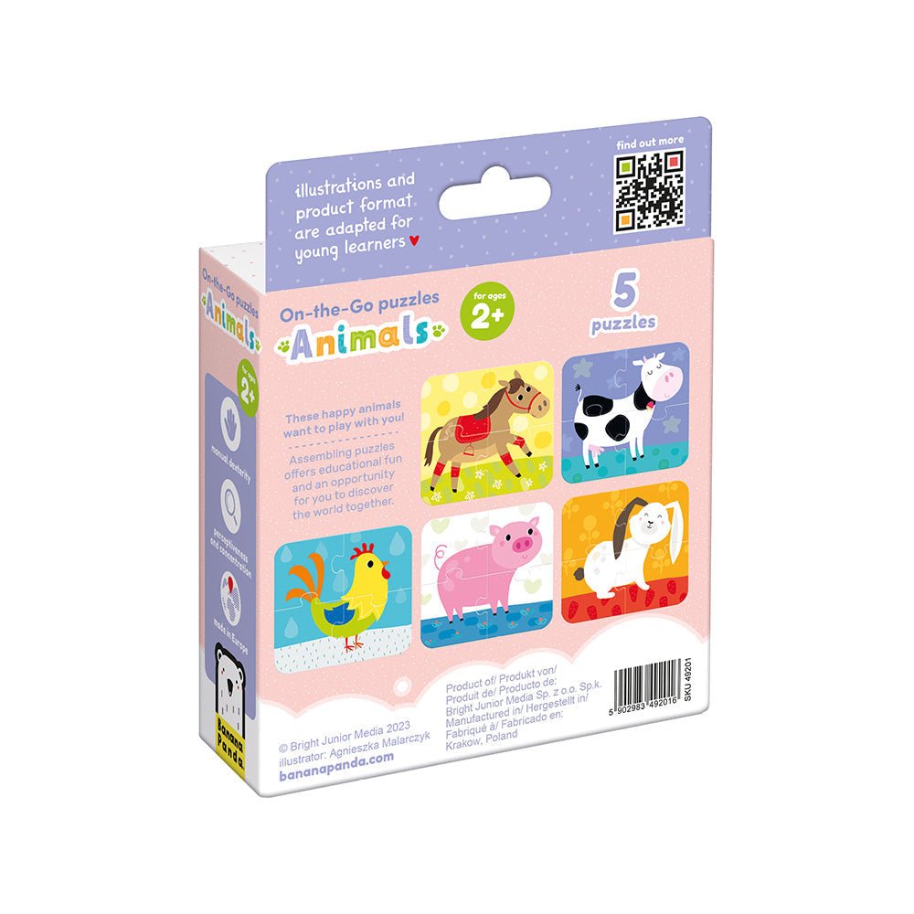 Banana Panda On-the-Go Animal Puzzle - Baby&More