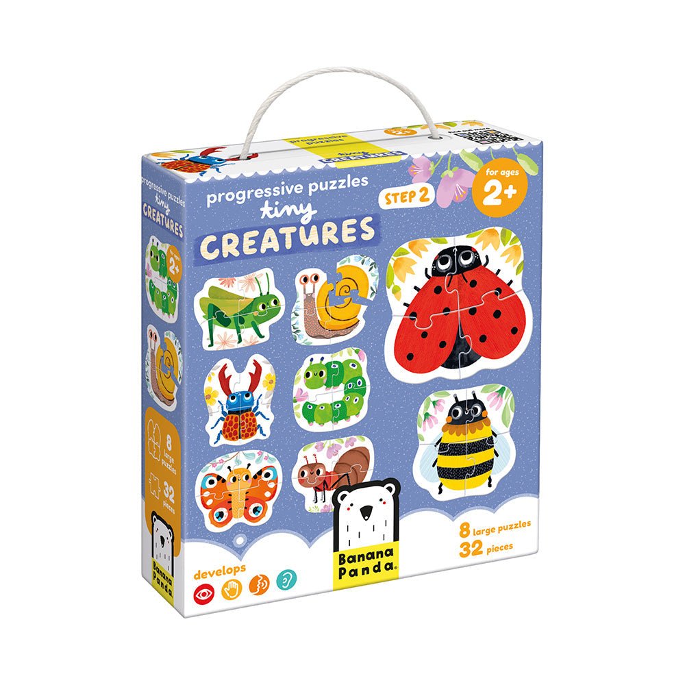 Banana Panda Progressive Puzzles Tiny Creatures - Baby&More