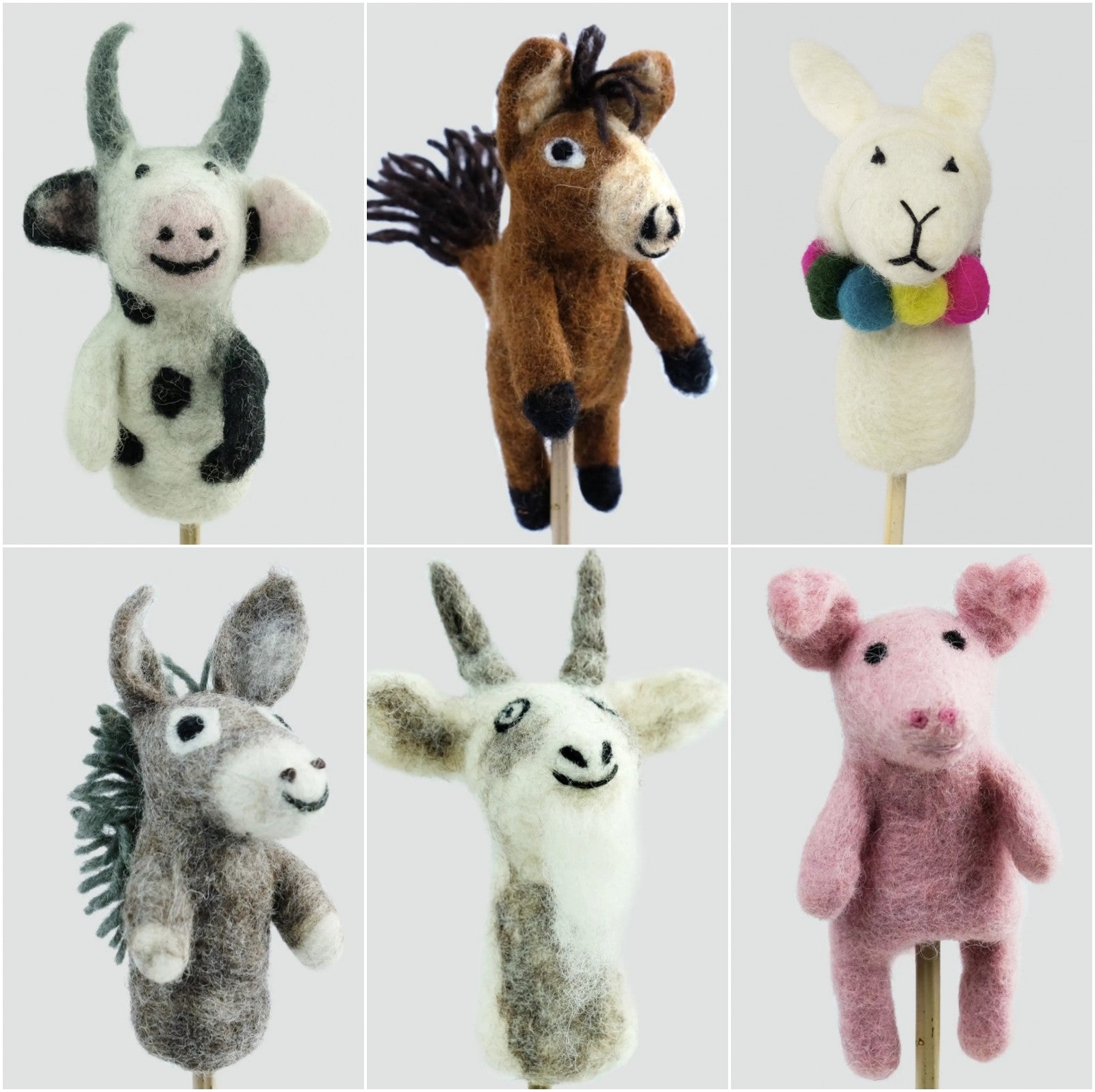 Barnyard Buddies Finger Puppets - Any 3 For £19.99 - Baby&More