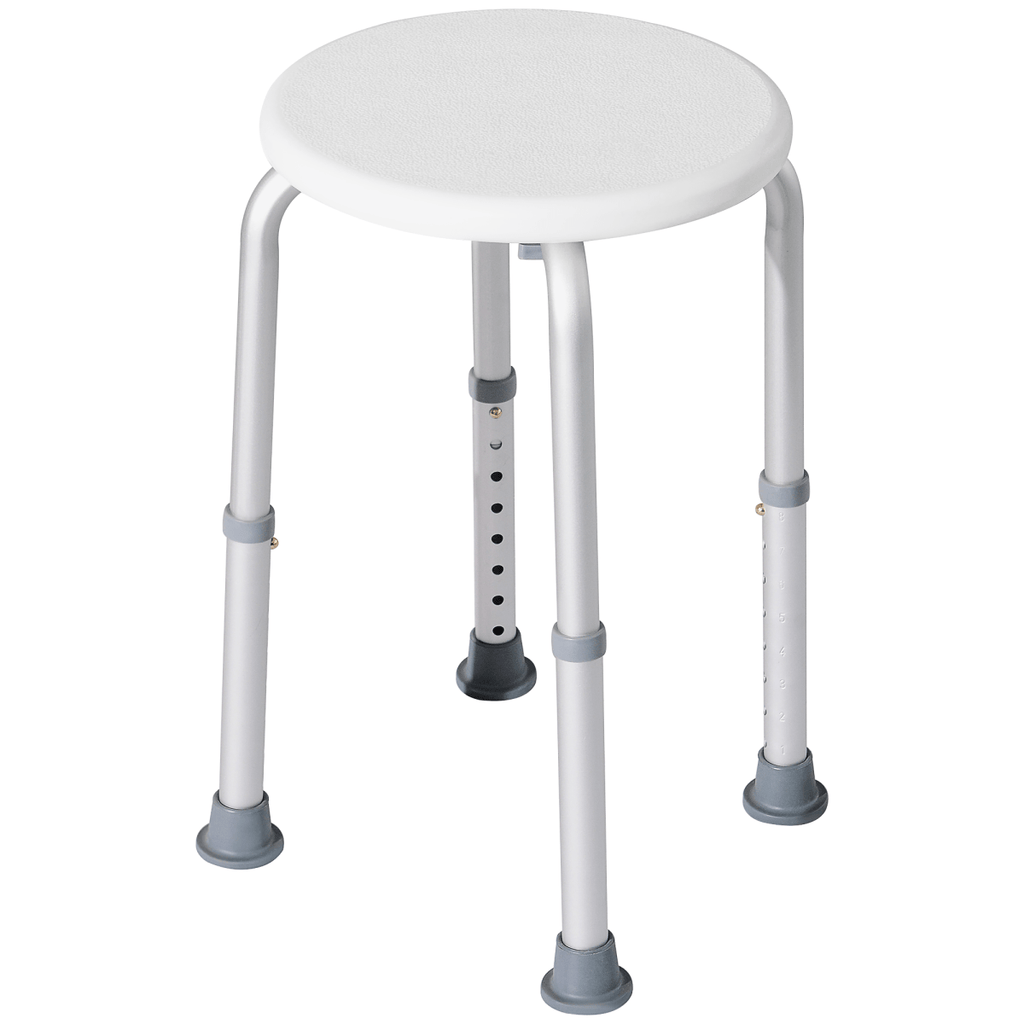 Bath / Shower Stool, Adjustable Height - Black - Max 136kg - Baby&More