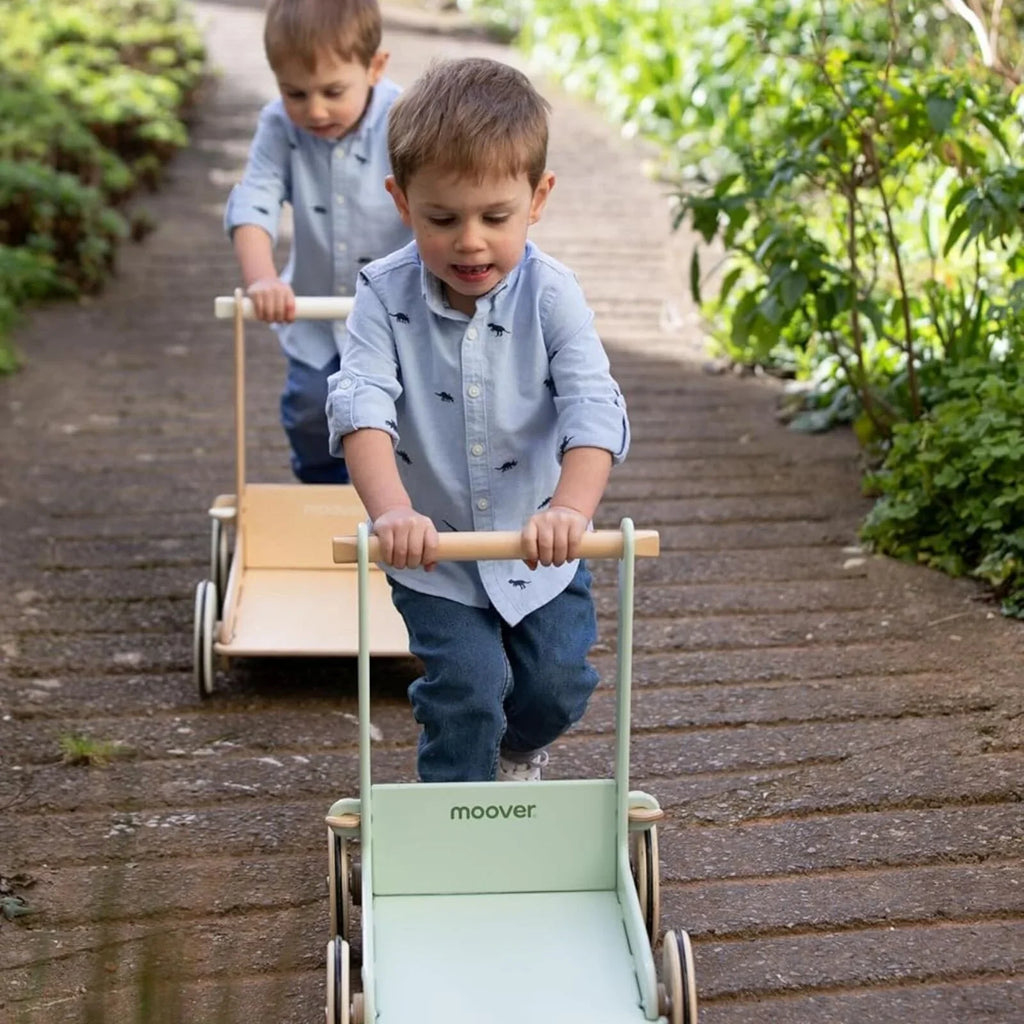 Wooden Moover Baby Walker - Sage Green