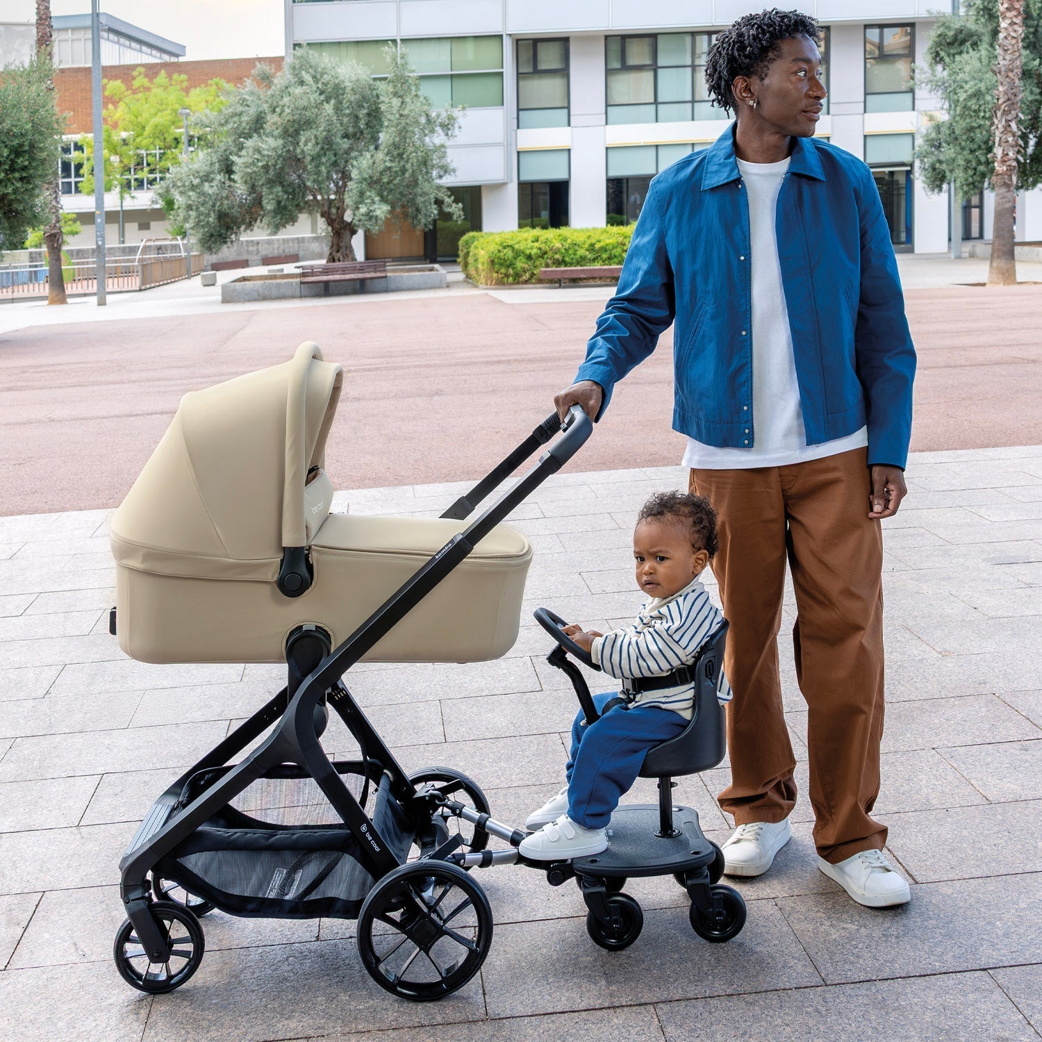 Be Cool 4ride Universal Buggy Board – 4-Wheel Standing Platform for Second Child - Baby&More