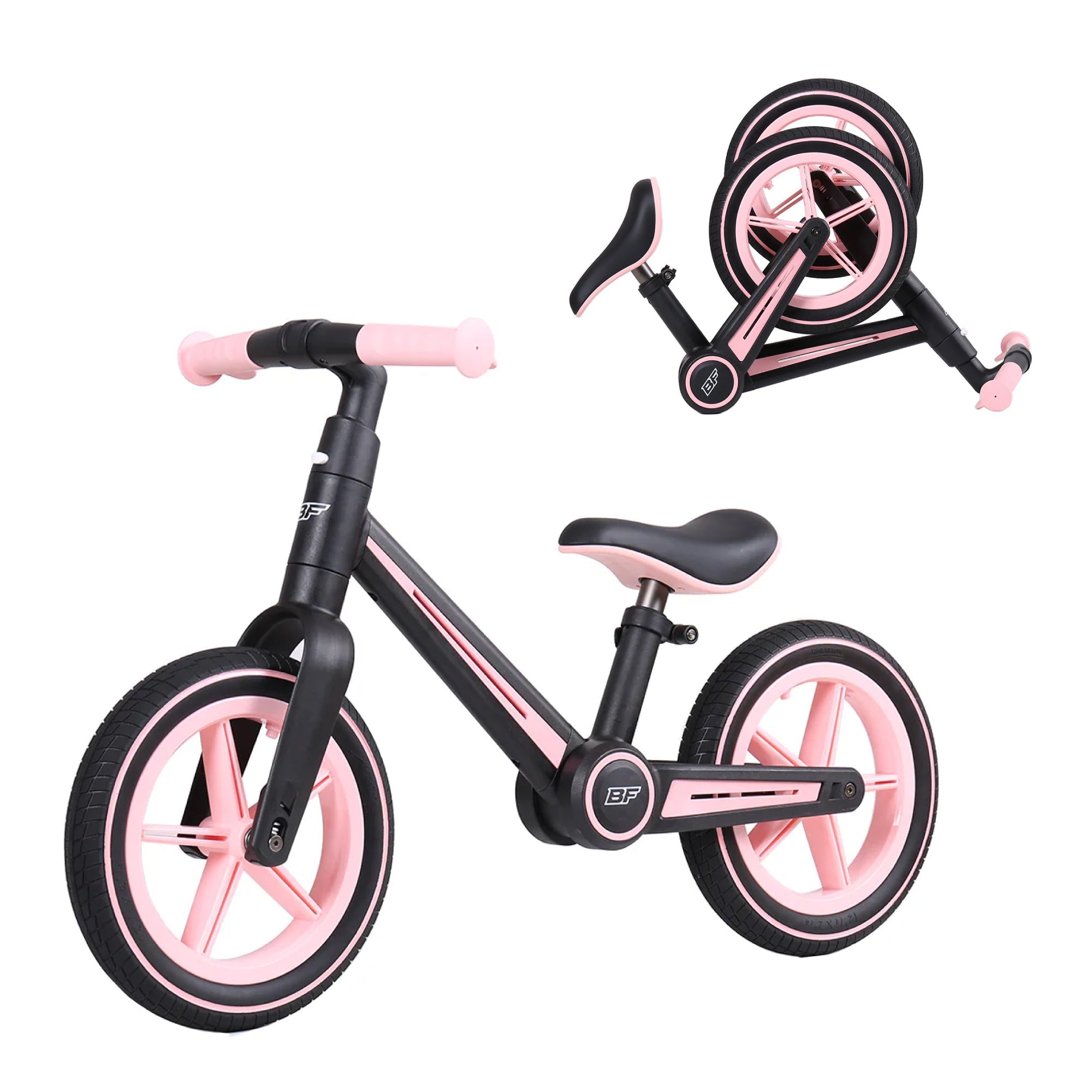 Be Fun Wheels Foldable Children's Balance Bike - Blossom Pink - Baby&More