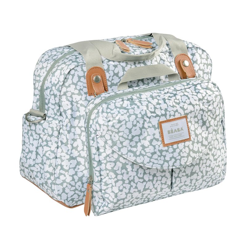 Béaba Geneva II Changing Bag - Grey Blossom - Baby&More