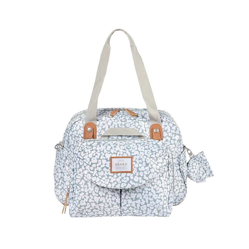 Béaba Geneva II Changing Bag - Grey Blossom - Baby&More