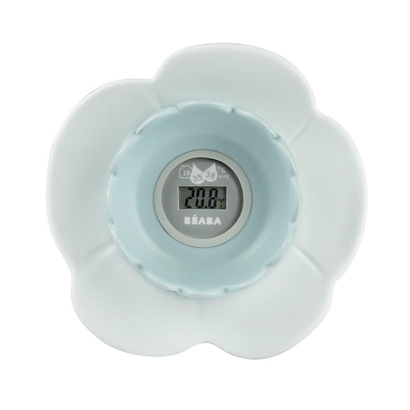 Béaba Lotus Multi-Functional Digital Thermometer Blue - Baby&More