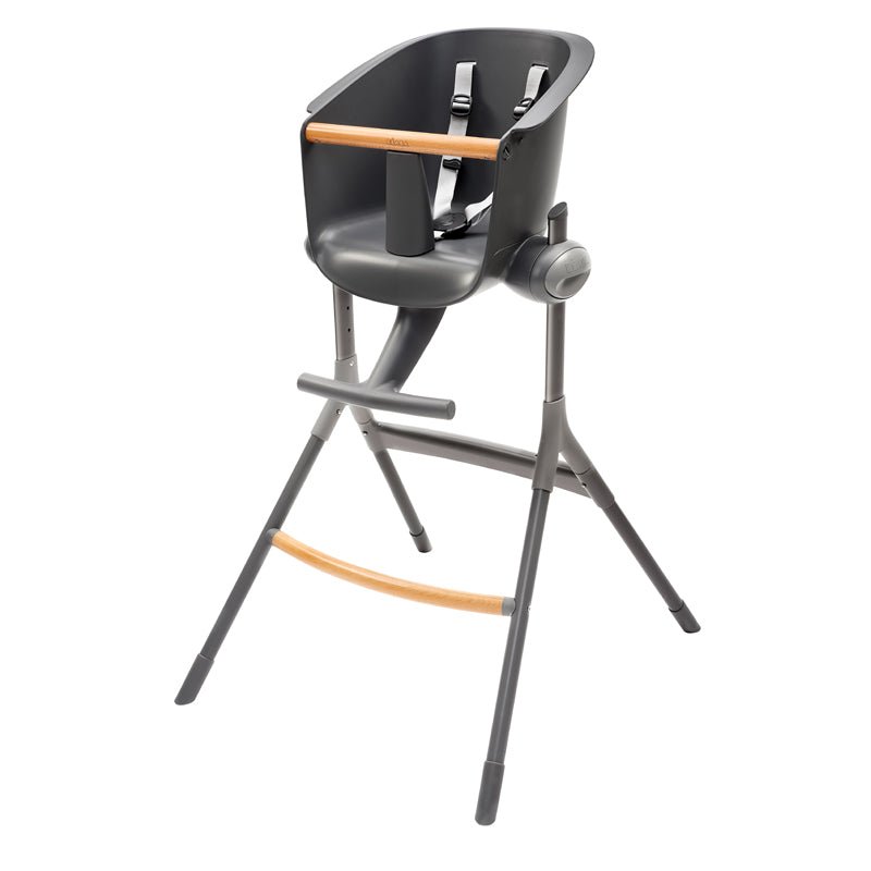 Béaba Up & Down Evolutive Highchair Dark Grey - Baby&More