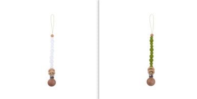 Beech & Silicone Dummy / Pacifier Clip - Baby&More