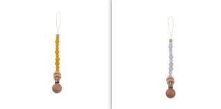 Beech & Silicone Dummy / Pacifier Clip - Baby&More