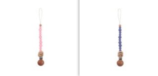 Beech & Silicone Dummy / Pacifier Clip - Baby&More