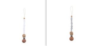 Beech & Silicone Dummy / Pacifier Clip - Baby&More